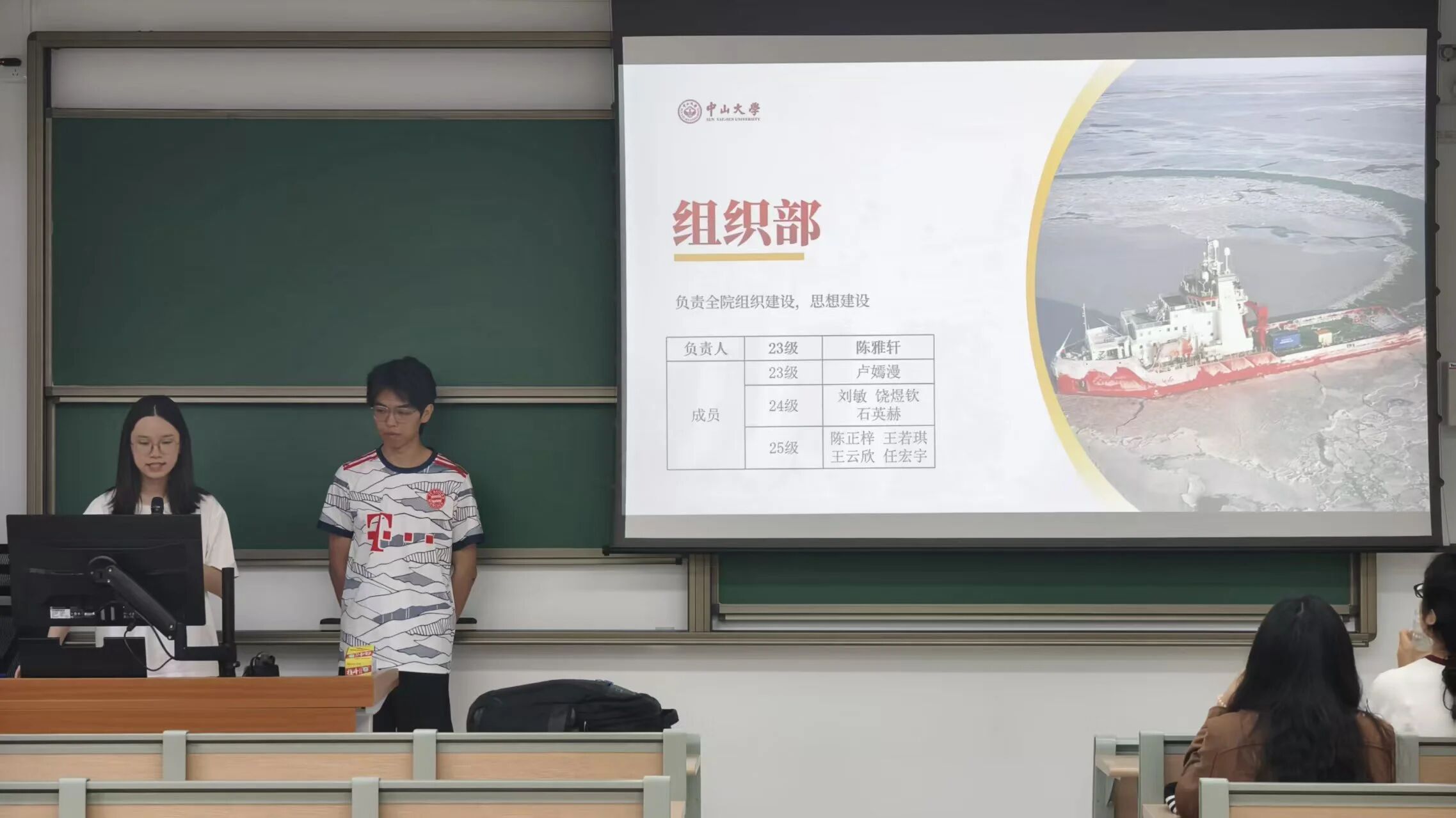 团委各部门负责人工作汇报